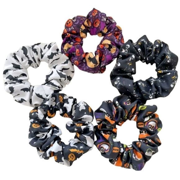 Halloween Assorted Scrunchies - Picture 1 of 3